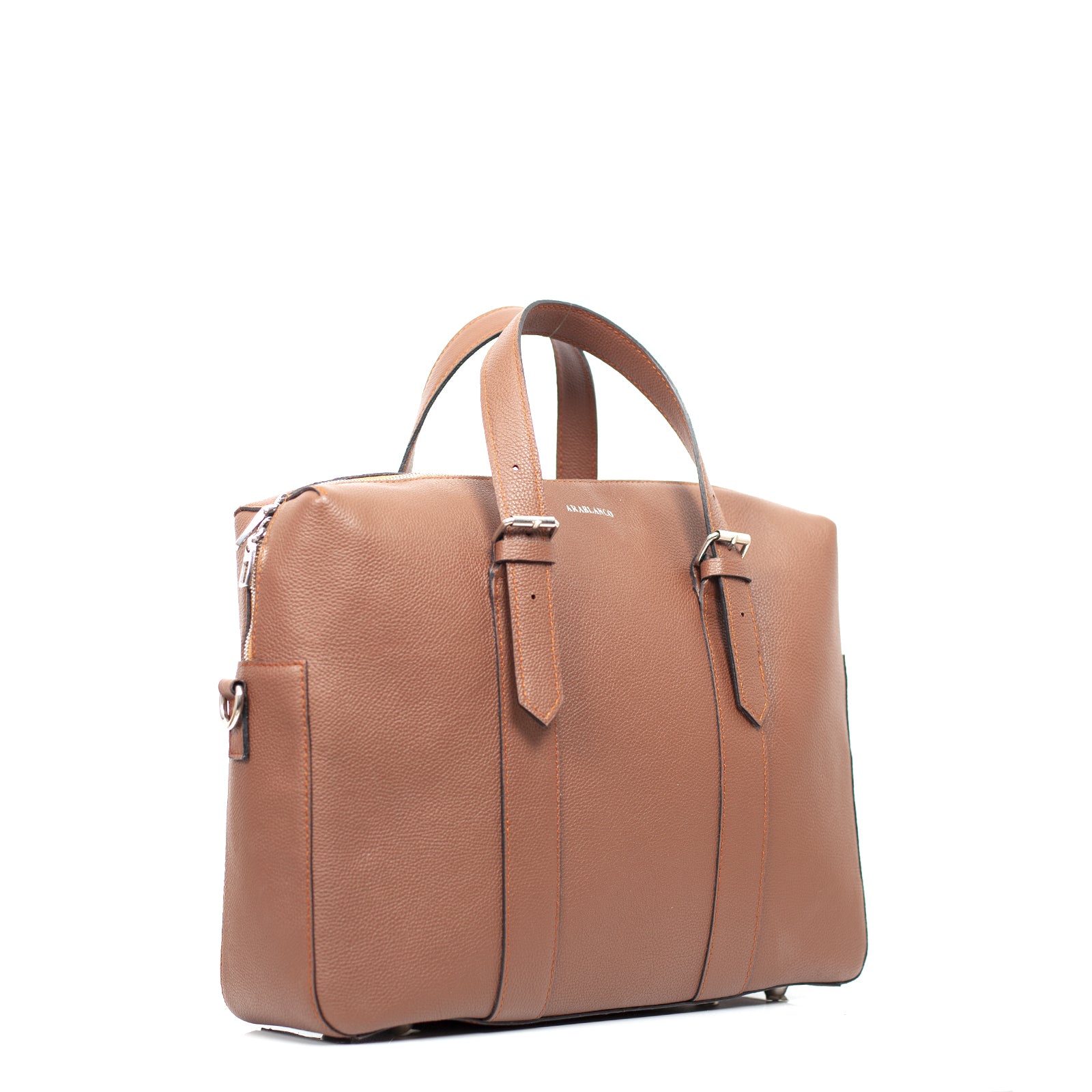 SACOCHE 100% cuir marron