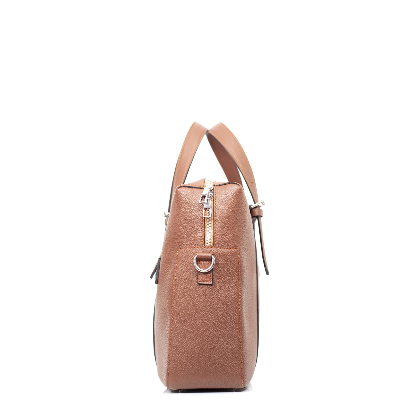 SACOCHE 100% cuir marron