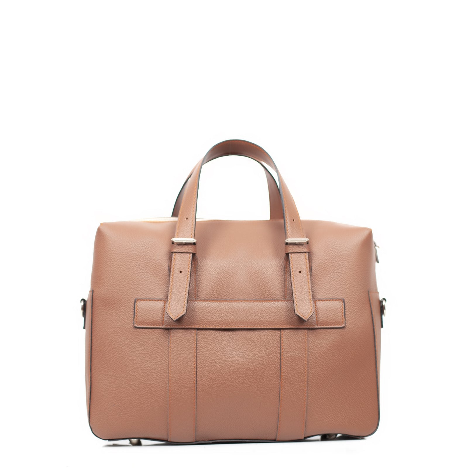 SACOCHE 100% cuir marron