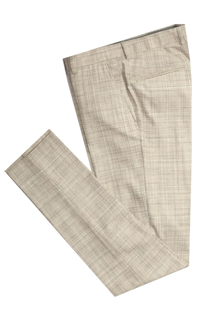 Costume Seul Bouton - Beige