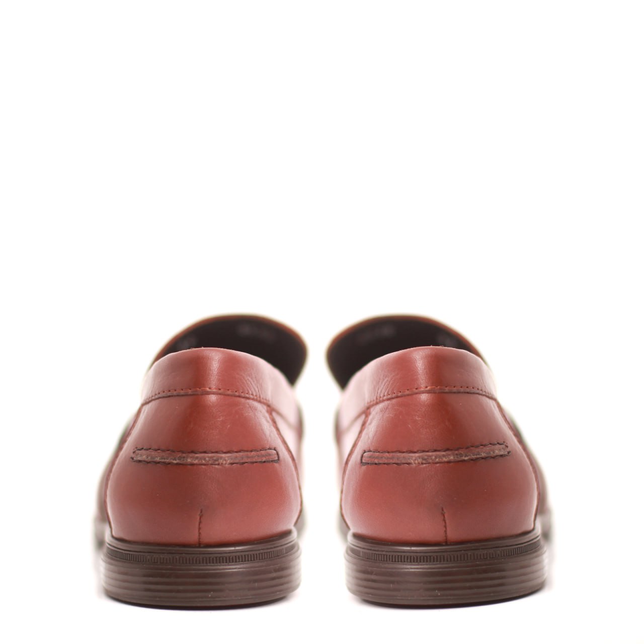 Mocassin En Cuir Souple - Marron Clair