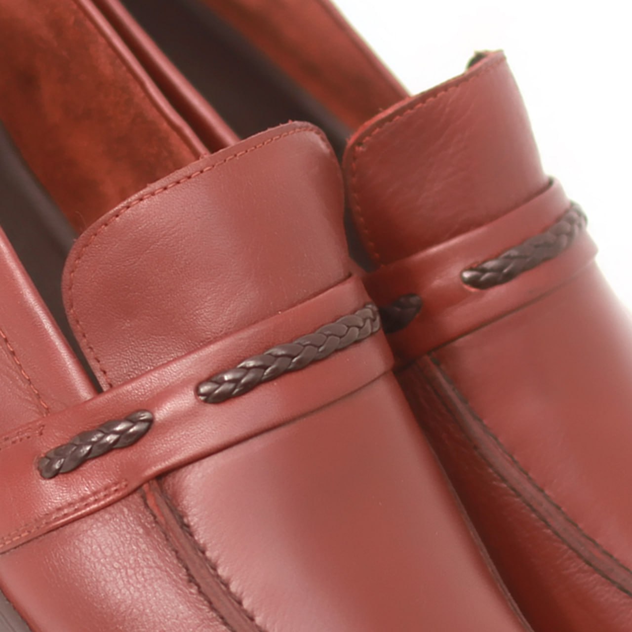 Mocassin En Cuir Souple - Marron Clair