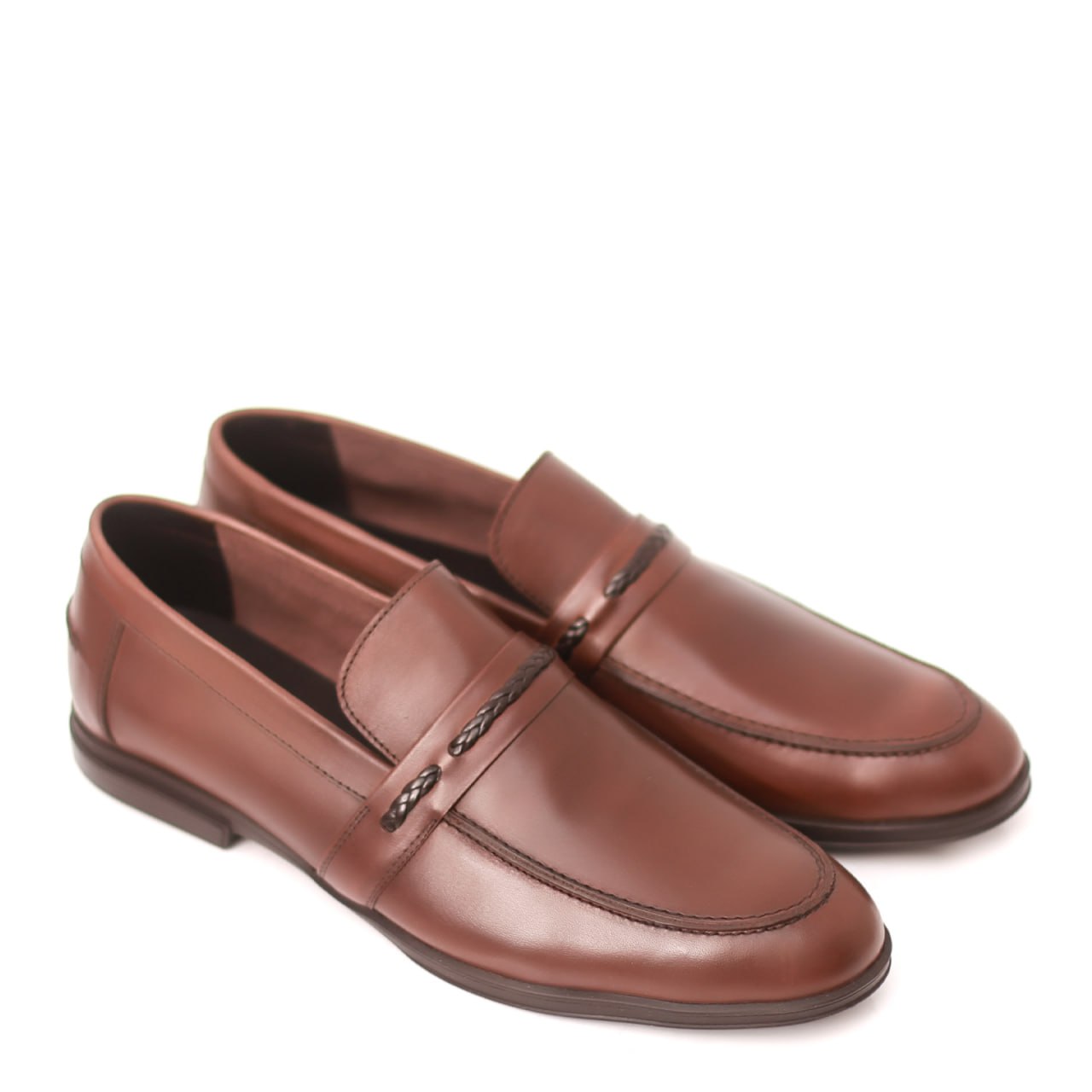 Mocassin En Cuir Souple - Marron