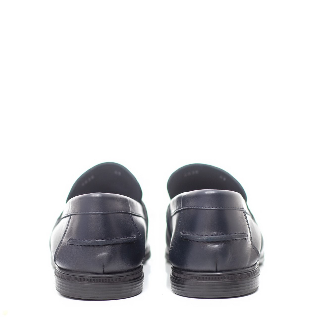 Mocassin En Cuir Souple - Bleu