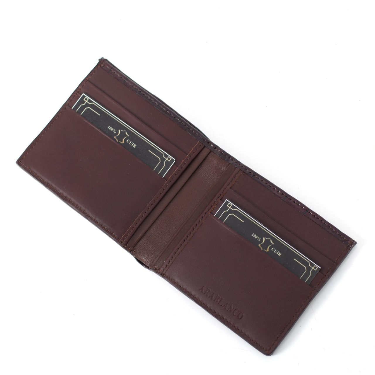 Porte monnaie CUIR croco - Grenat