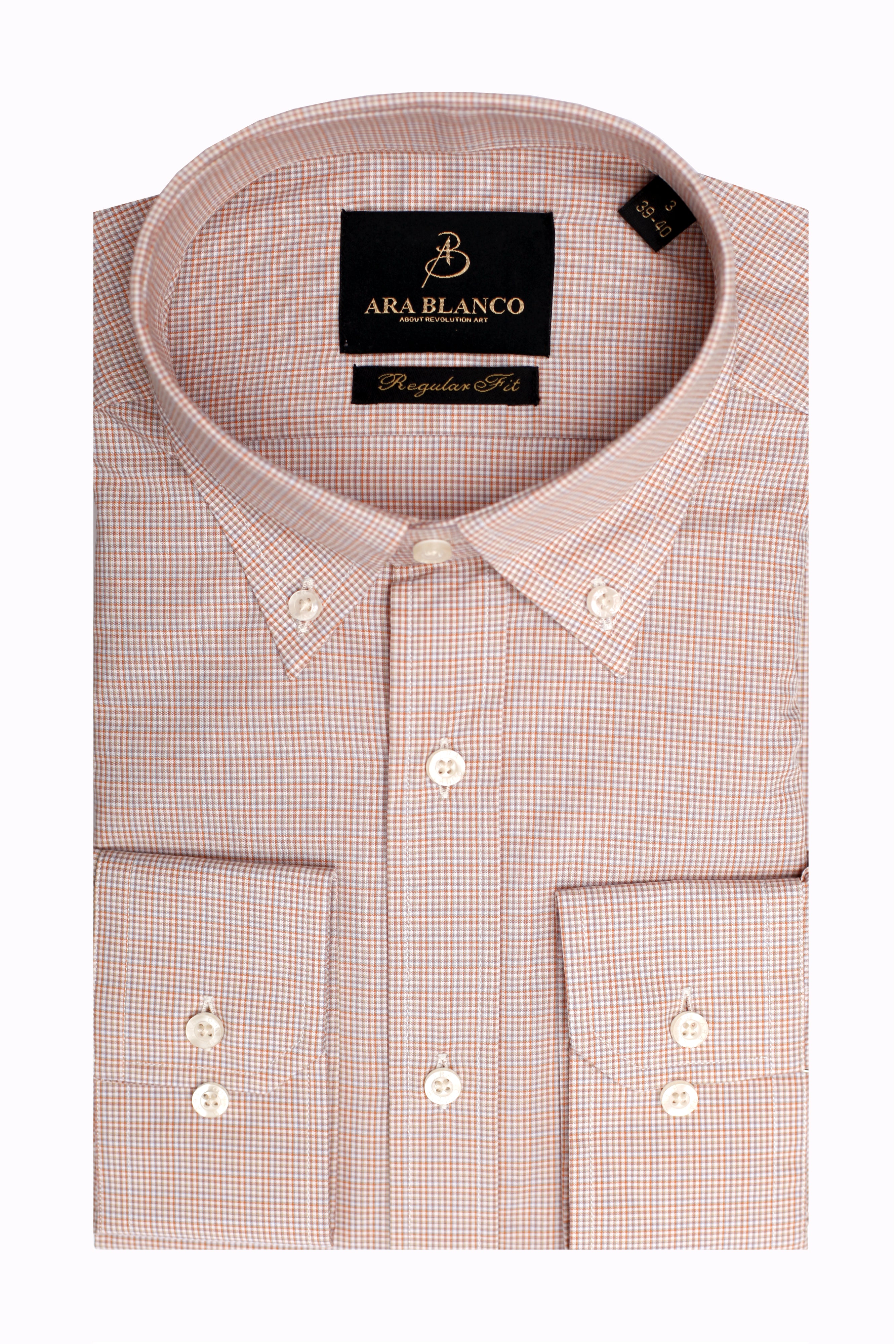 Chemise homme orange