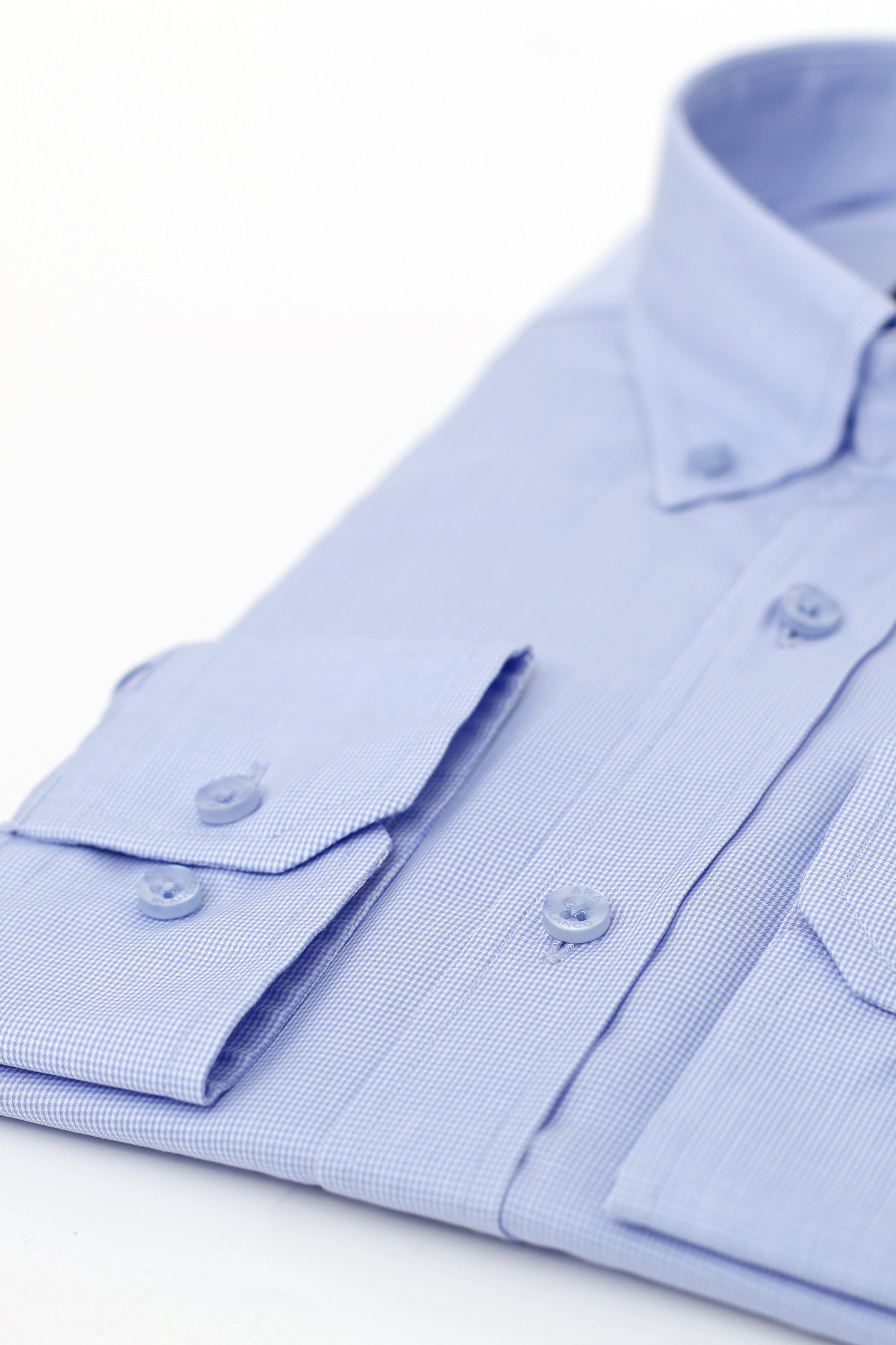 Chemise homme bleu