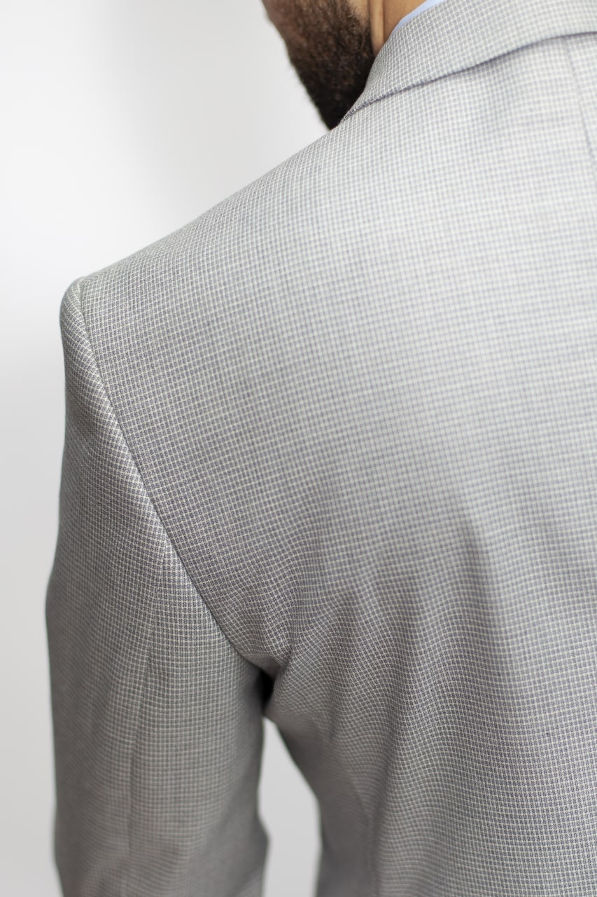 Costume Gris 2 Bouton