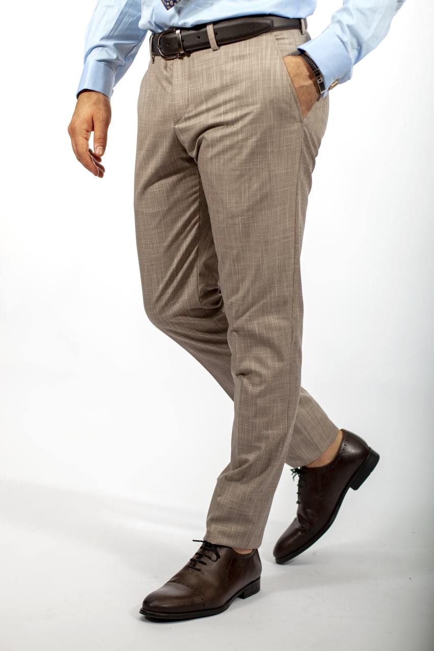 COSTUME CARREAUX BEIGE