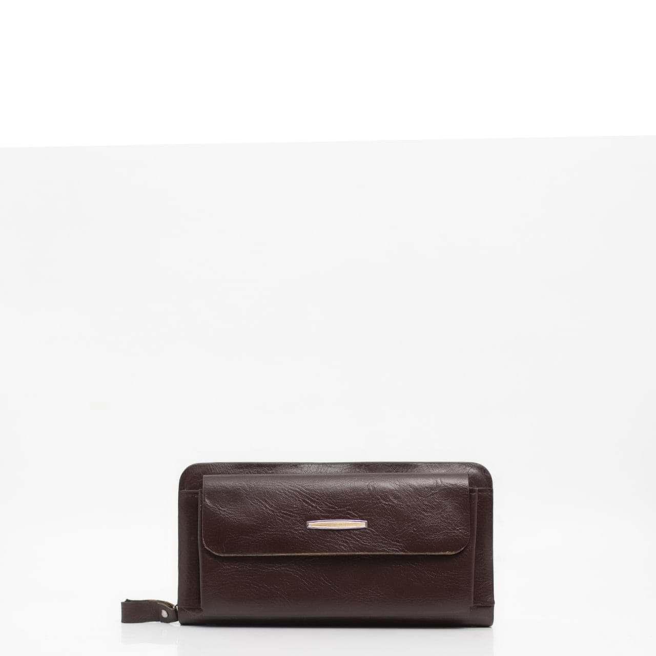 PORT FEUILLE HOMME MARRON