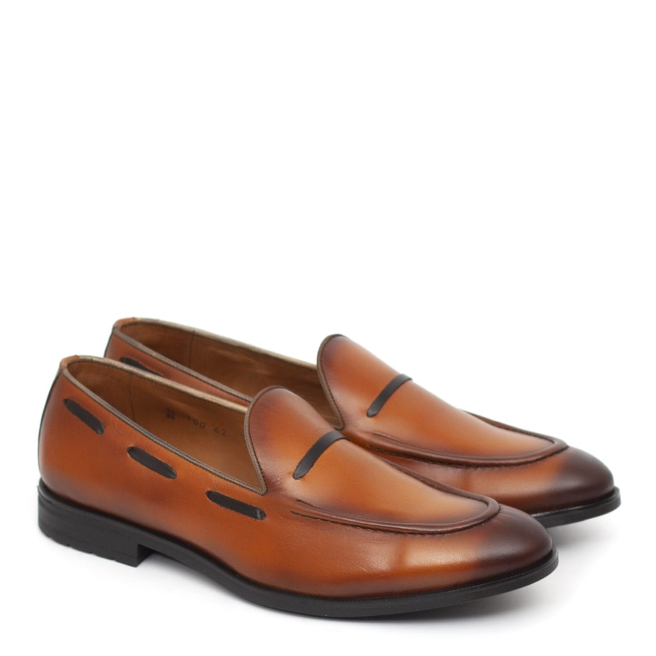 Chaussure Cuir Marron