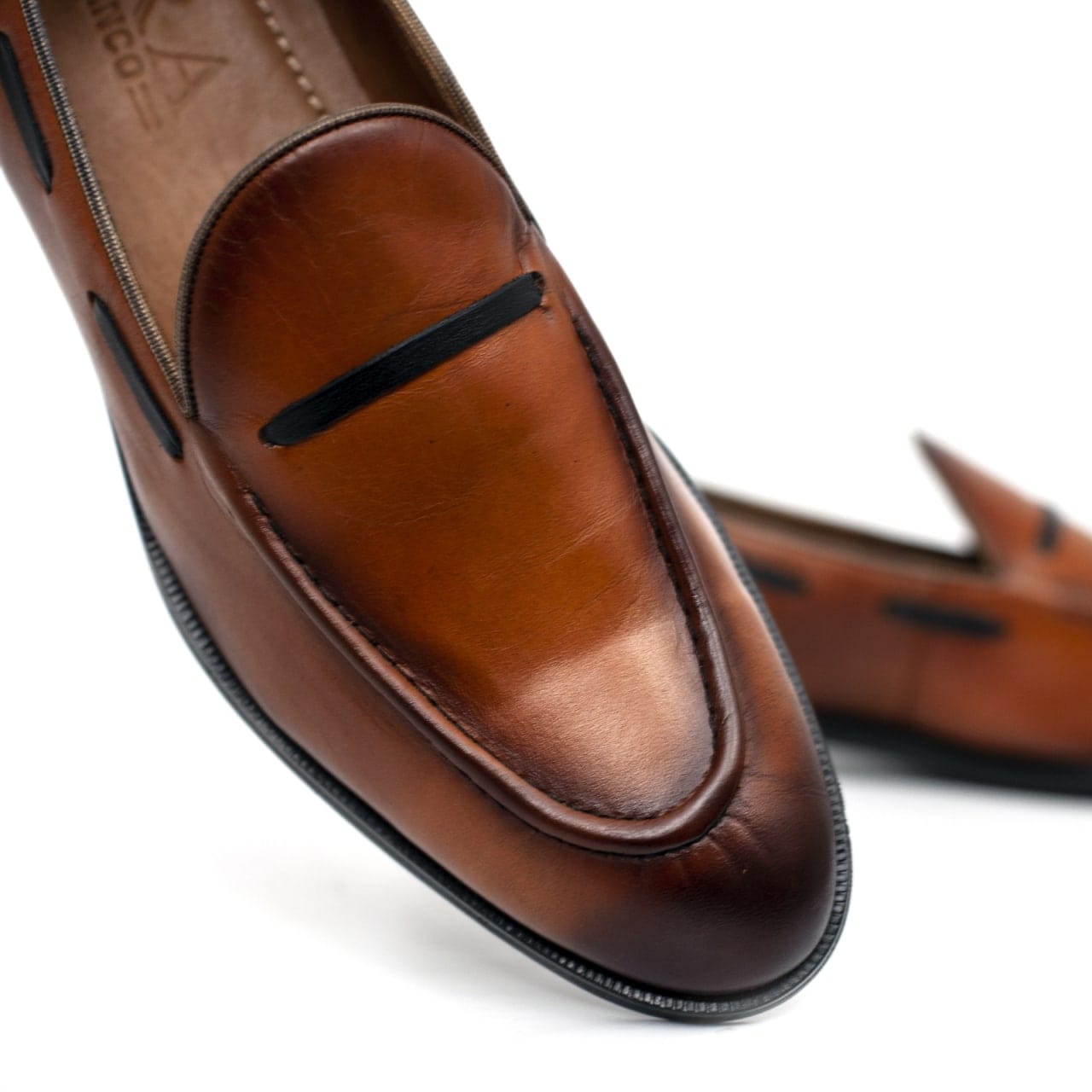 Chaussure Cuir Marron