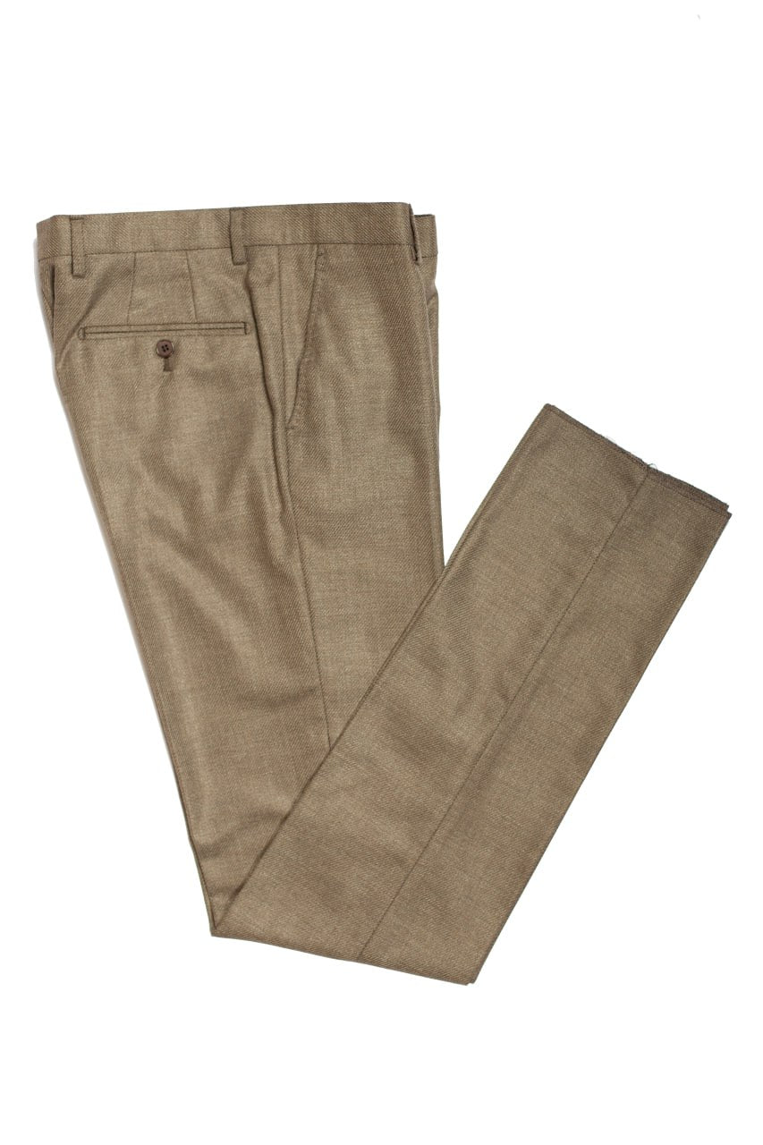Costume Slim Seul Bouton Marron